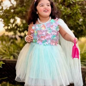 Flower Dress Aqua