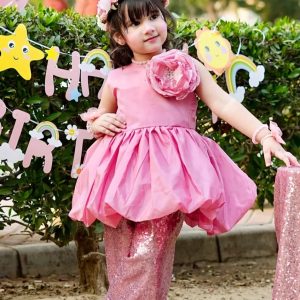 Pink Blossom Bubble Frock