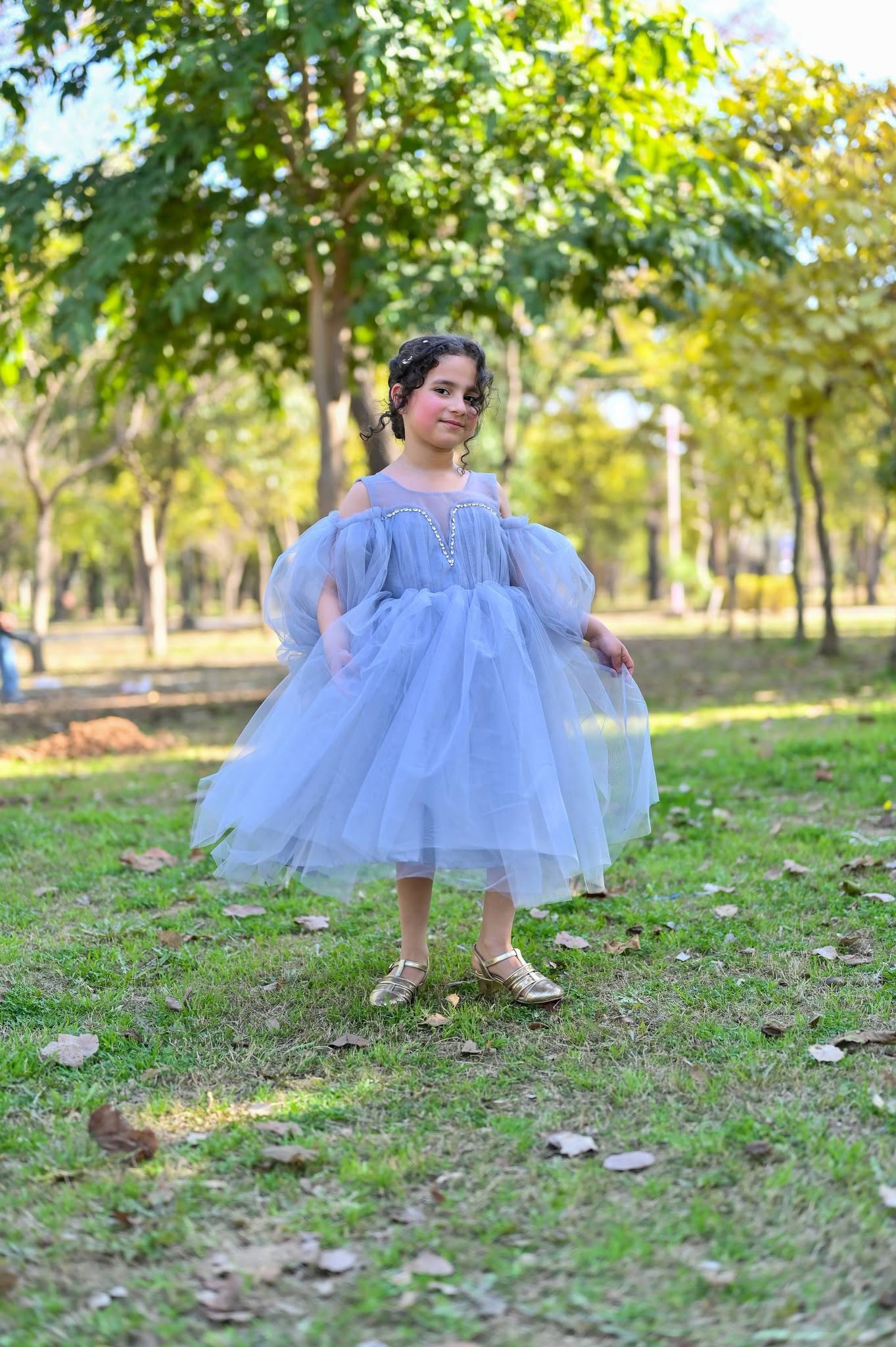 Enchanted Blue Tulle Frock