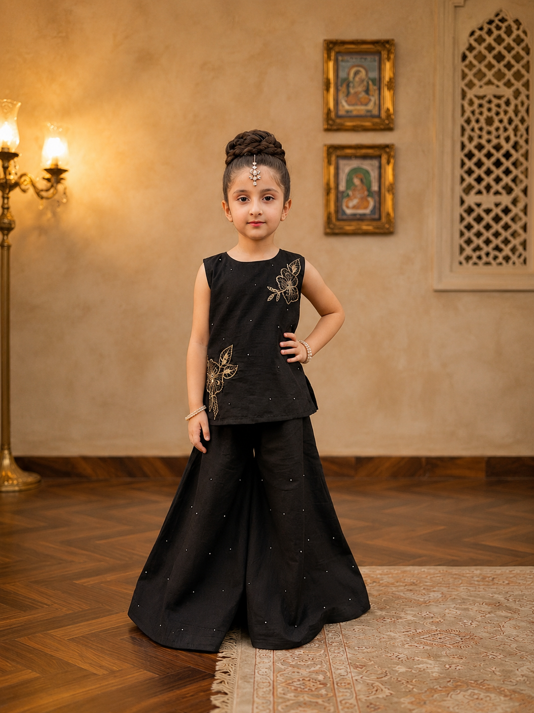 Black Palazzo Set