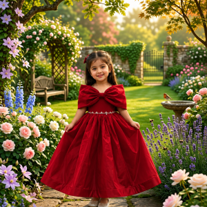 Ruby Red Princess Dress