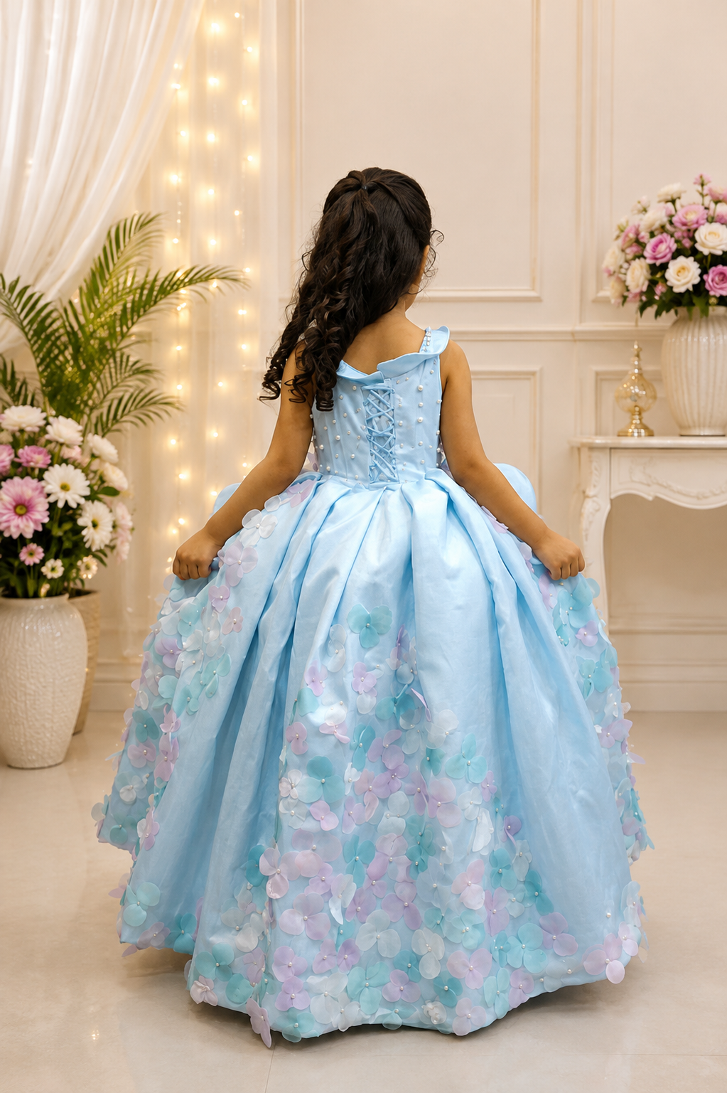 Celeste Floral Princess Gown - Image 2