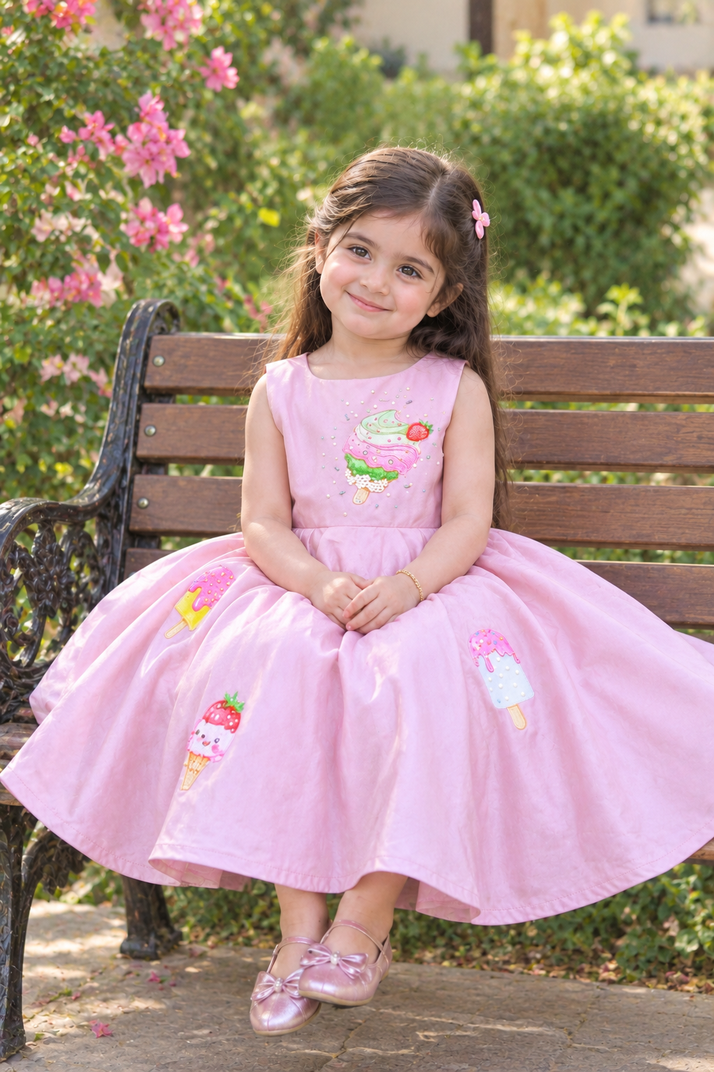 Pink Sprinkle Frock - Image 2