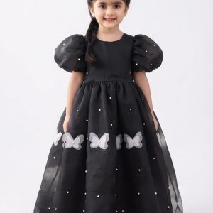 Midnight Butterfly Gown
