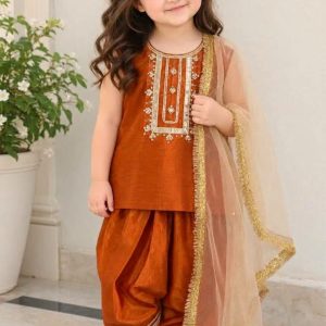 Rust Orange Dress