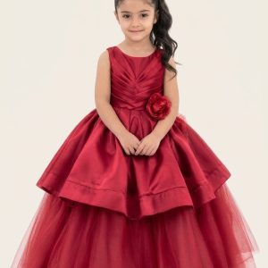 Red Bloom Gown
